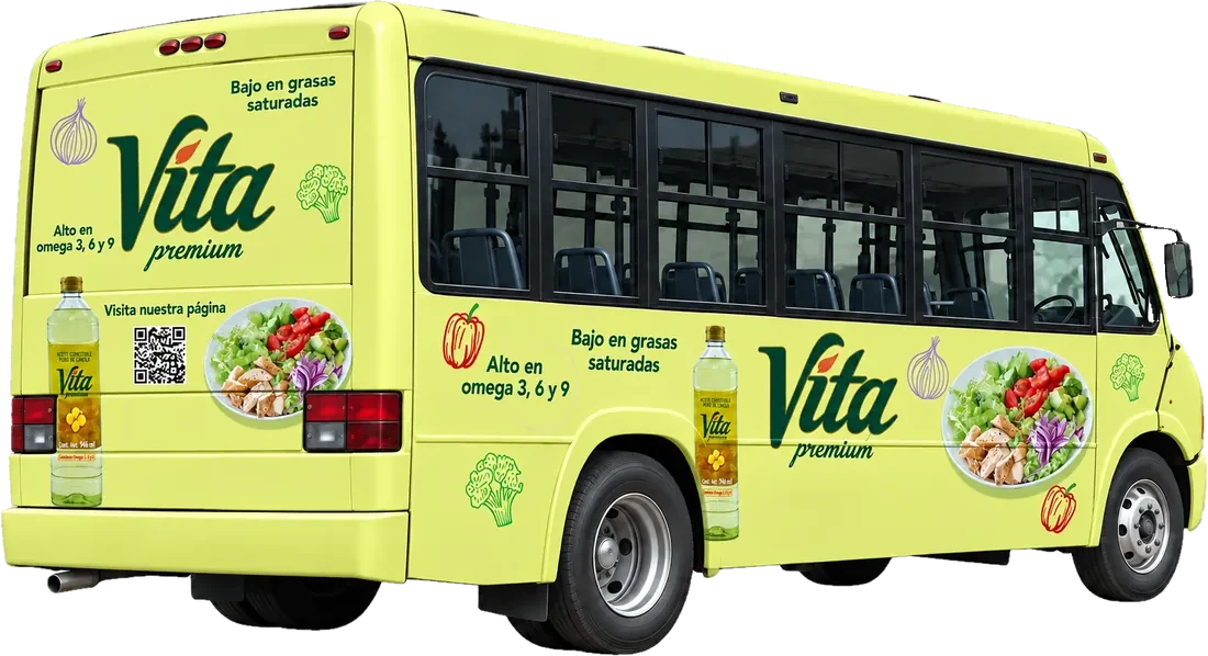Campaña de Vita sobre camión